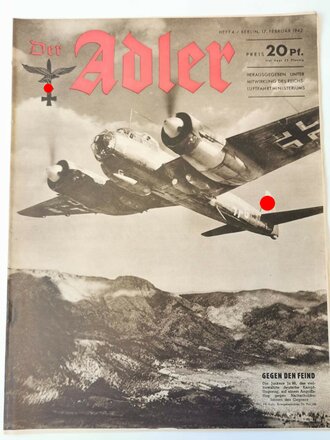 Der Adler "Gegen den Feind", Heft Nr. 4, 17. Februar 1942