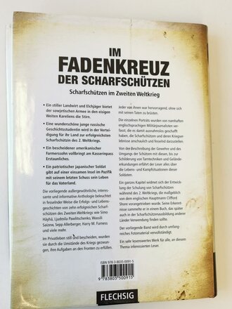 "Im Fadenkreuz der Scharfschützen" Scharfschützen im 2. Weltkrieg, 222 Seiten