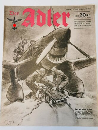 Der Adler "Start bei minus 30 Grad", Heft Nr. 3, 3. Februar 1942