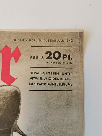 Der Adler "Start bei minus 30 Grad", Heft Nr. 3, 3. Februar 1942