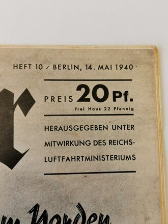 Der Adler "Generaloberst Milch nach dem Norden", Heft Nr. 10, 14. Mai 1940