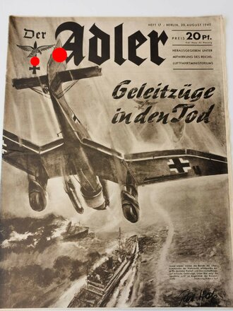 Der Adler "Gleitzüge in den Tod", Heft Nr. 17, 20. August 1940
