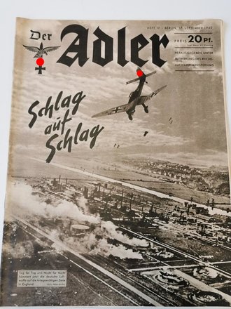 Der Adler "Schlag auf Schlag", Heft Nr. 19, 17. September 1940