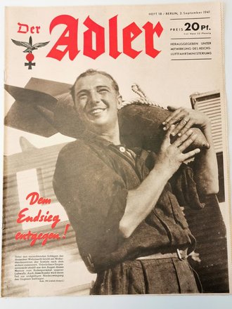 Der Adler "Dem Endsieg entgegen", Heft Nr. 18, 2. September 1941