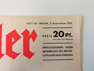 Der Adler "Dem Endsieg entgegen", Heft Nr. 18, 2. September 1941