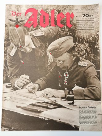 Der Adler Hier steht die Feindbatterie, Heft Nr. 17, 17....