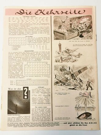 Der Adler "Hier steht die Feindbatterie", Heft Nr. 17, 17. August 1943