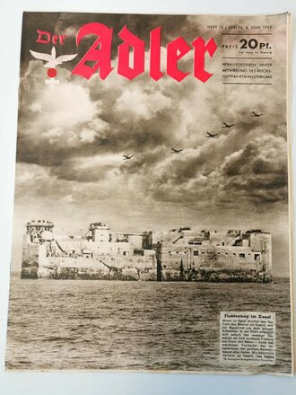 Der Adler "Flakfestung im Kanal", Heft Nr. 12, 8. Juni 1943