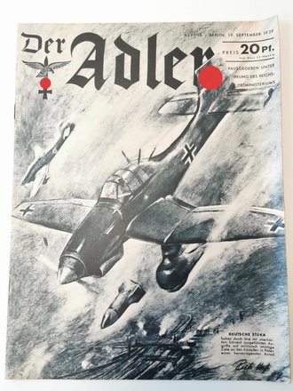 Der Adler "Deutsche Stuka", Heft Nr. 16, 19. September 1939