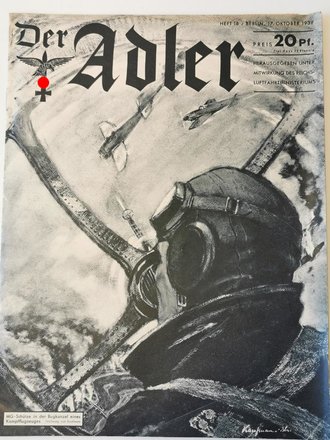 Der Adler "Die letzten Bomben auf Festung Madlin", Heft Nr. 18, 17. Oktober 1939