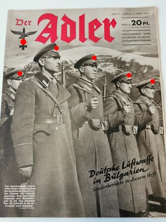 Der Adler "Deutsche Luftwaffe in Bulgarien", Heft Nr. 7, 1. April 1941