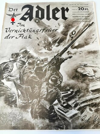 Der Adler "Im Vernichtungsfeuer der Flak", Heft...