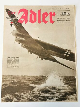 Der Adler "Condor kontrolliert das Meer", Heft Nr. 17, 18. August 1942