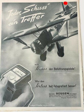 Der Adler "Todesflug ins Scheinwerferlicht", Heft Nr. 6, 19. März 1940