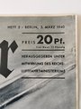 Der Adler "Aufklärung über England fortgesetzt..", Heft Nr. 5, 5. März 1940