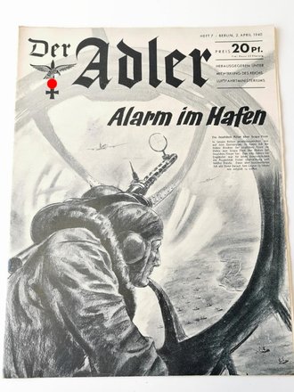 Der Adler "Alarm im Hafen", Heft Nr. 7, 2. April 1940