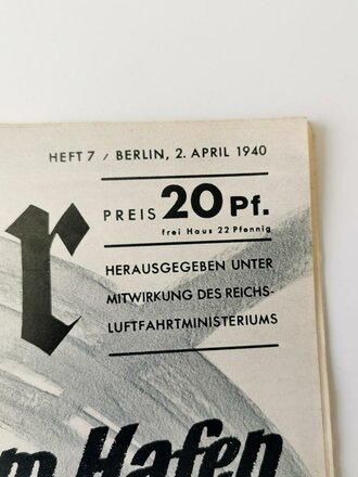 Der Adler "Alarm im Hafen", Heft Nr. 7, 2. April 1940