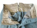 Polizei III.Reich, Stiefelhose für Mannschaften, Kammerstück von 1943, leicht angeschmutzt, sonst  guter Zustand