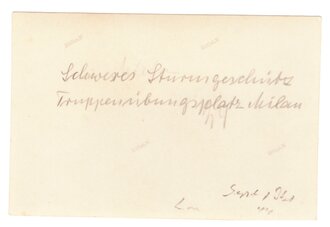 Sturmgeschütz III mit Abdeckplane, Maße 6 x 9 cm