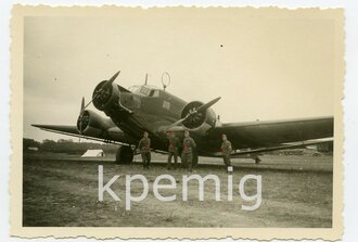 JU 52 mit Geschwaderwappen Transportgeschwader 3, Maße 6 x 8 cm