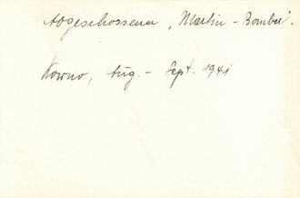 Russischer Bomber auf Schrottplatz, Maße 6 x 9 cm