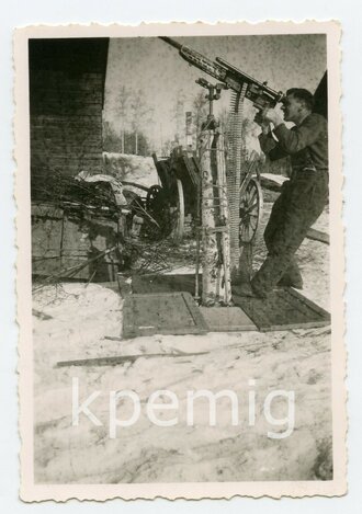 Fliegerabwehr in Gegenstellung, Winter 1941, Maße 6...