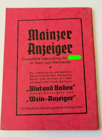 "Feier- und Kampflieder der NSDAP", undatiert,...