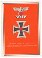 "Spange zum EK I von 1914 Eisernes Kreuz I. Klasse von 1939" Postkarte