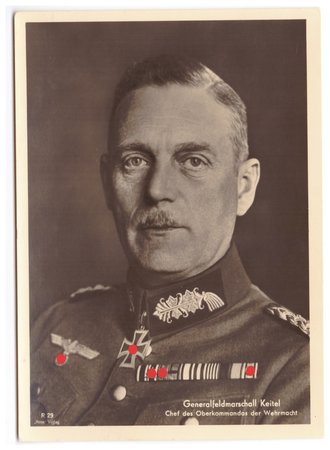 "Ritterkreuzträger Generalfeldmarschall Keitel" Postkarte