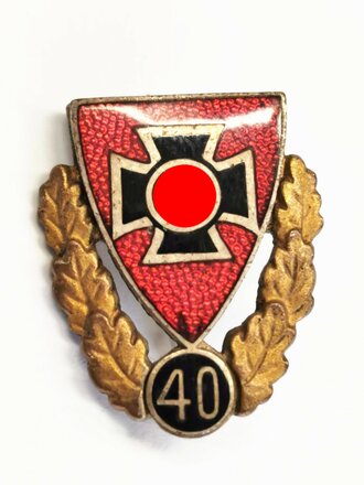 NS Reichskriegerbund , Goldene Ehrennadel für 40...