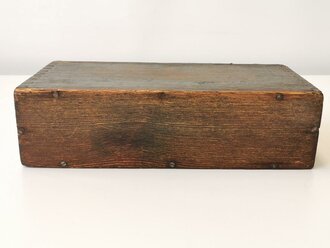 1.Weltkrieg , Patronenkasten aus Holz für MG08 und MG08/15. Originallack