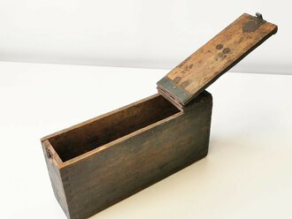 1.Weltkrieg , Patronenkasten aus Holz für MG08 und MG08/15. Originallack