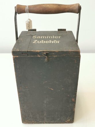 Transportbehälter für "Sammler Zubehör" datiert 1941. Guter Zustand, Originallack