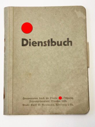 "SA Dienstbuch"  nicht ausgefüllt