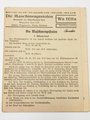 Waffentafel 11/11a " Die Maschinenpistolen" von 1940