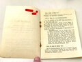 "SA der NSDAP, Deckblatt Nr. 1 zu den Ausbildungs Richtlinien für...." datiert 1941 , etwa 20 Blatt