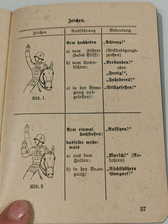 H.Dv.465/1 "Fahrvorschrift"  Heft 1 " Allgemeine Grundsätze der Fahrausbildung" Berlin 1941 mit 54 Seiten