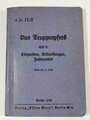 H.Dv.11/2 "Das Truppenpferd"  Heft 2 " Körperbau, Erkrankungen, Futtermittel" Berlin 1938 mit 207 Seiten