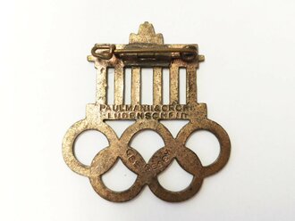 Olympische Spiele 1936 Berlin, Emailliertes Abzeichen...
