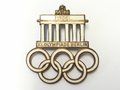 Olympische Spiele 1936 Berlin, Emailliertes Abzeichen Olympiade Berlin 1936