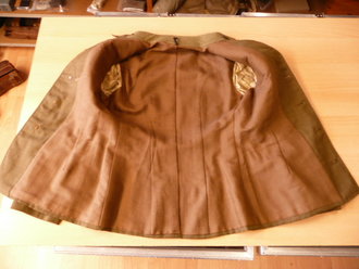 US Army WWI, coat and pants, M 1912, matching set, insignia original sewn