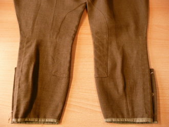 US Army WWI, coat and pants, M 1912, matching set, insignia original sewn