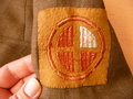 US Army WWI, coat and pants, M 1912, matching set, insignia original sewn