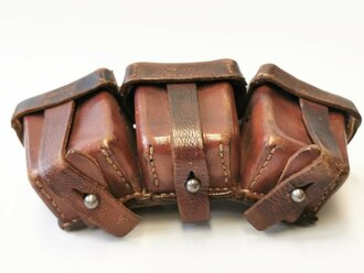 1. Weltkrieg Patronentasche, getragenes Stück,...