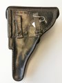 Koffertasche P08 Wehrmacht datiert 1942. Getragenes Stück in gutem Zustand