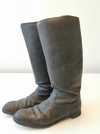 Wehrmacht, Paar Stiefel für Offiziere. Ungereinigtes...