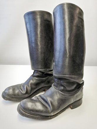 Wehrmacht, Paar Stiefel für Offiziere. Ungereinigtes Paar, Sohlenlänge 30cm