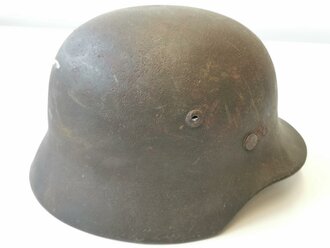 Stahlhelmglocke Wehrmacht Modell 1935, ungereinigtes Stück