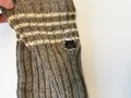 Paar Stricksocken für Angehörige der Wehrmacht, ausgegebenes Paar