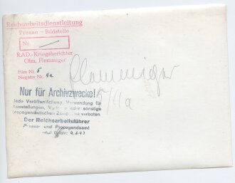 Presseaufnahme "Reichsarbeitsdienst",...